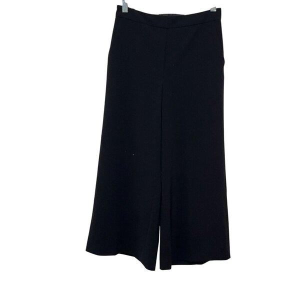 Babaton Aritzia  Black High Rise  Wide-Leg Culottes Pants Size 4 Womens - Picture 2 of 10